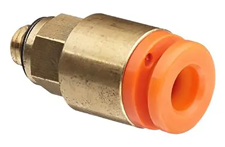 Racor neumático SMC KQ2, Adaptador de rosca recto, con. NPT 1/16 macho, con. B Encaje presión de 1/4 pulg. | KQ2H07-33NS