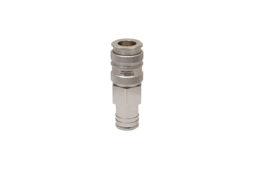 Enchufe rápido de Latón, Acero con espiga para manguera de 6mm, CEJN 410, Rectus 27, TST 410
