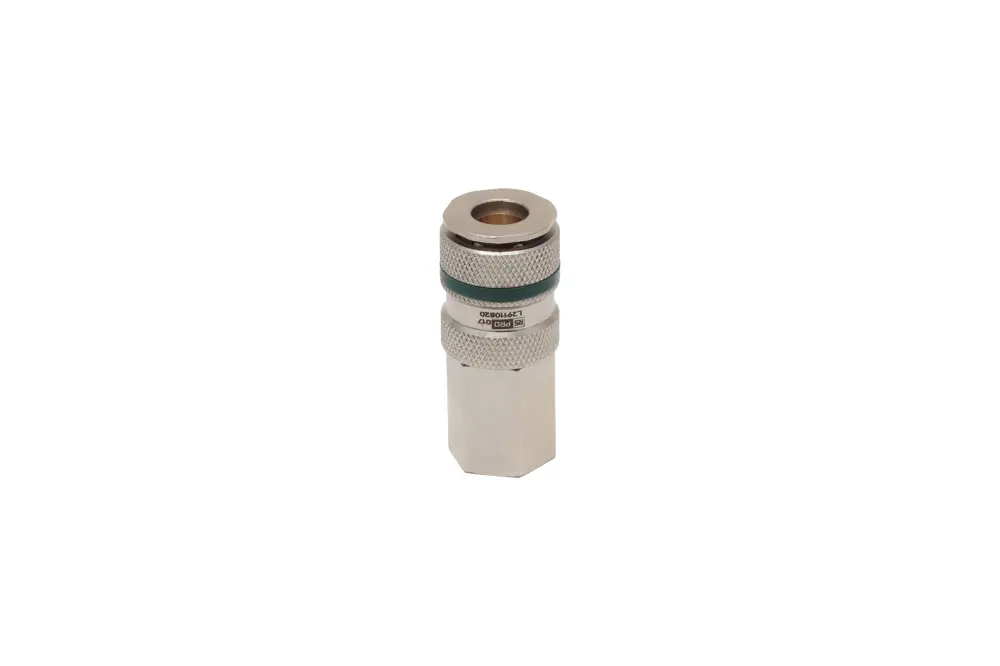 Enchufe rápido de Latón, Acero , Hembra G 1/4, , Rectus 17, Schrader NW5