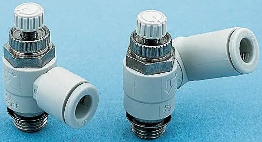 Regulador de caudal SMC AS3201F-U03-10 x 10mm, 3/8 pulg. x 3/8 pulg.