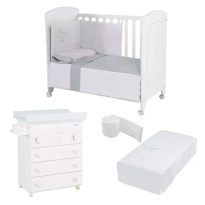 Estéreo con USB Pack Ahorro Valentina Cuna + Nórdico + Bañera de Micuna
