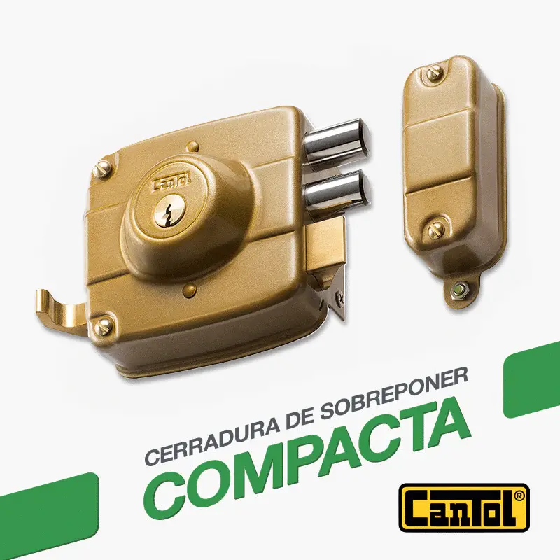 Cerradura Super Compacta 120 - Cantol | Resistente las Salpicaduras |
