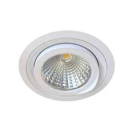 Foco embutido basculante blanco LED 25W - EVFO0014 con Baterí de Respaldo