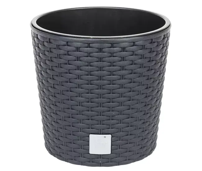 Maceta Mod. Rato Round 400L. Antracita