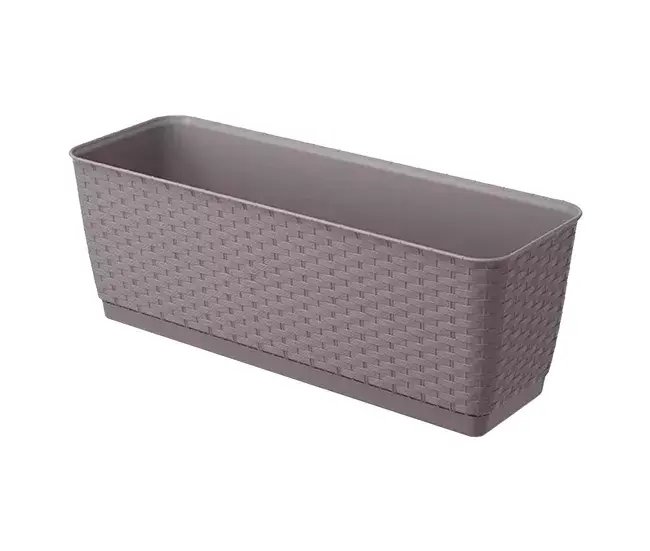 Maceta Ratolla P 12L., Dimensiones (Mm) 492X172X174, Color Mocca