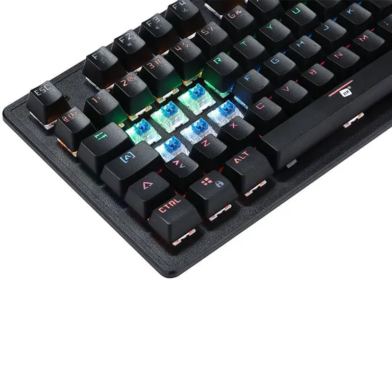 Set teclado mecánico + ratón gaming NK IG32006 negro