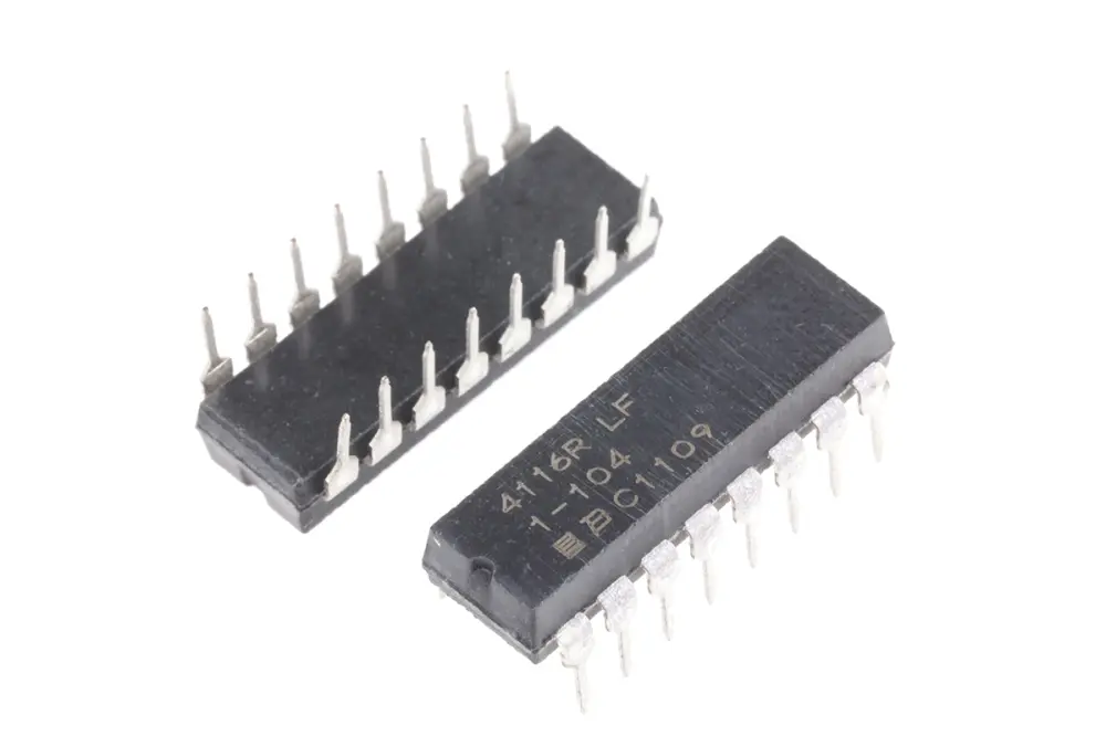 Matriz de resistencias Bourns, 100kΩ, ±2%, , aislado, 8 resistencias, 2.25W, DIP, Serie 4100R, Montaje en orificio | 411...