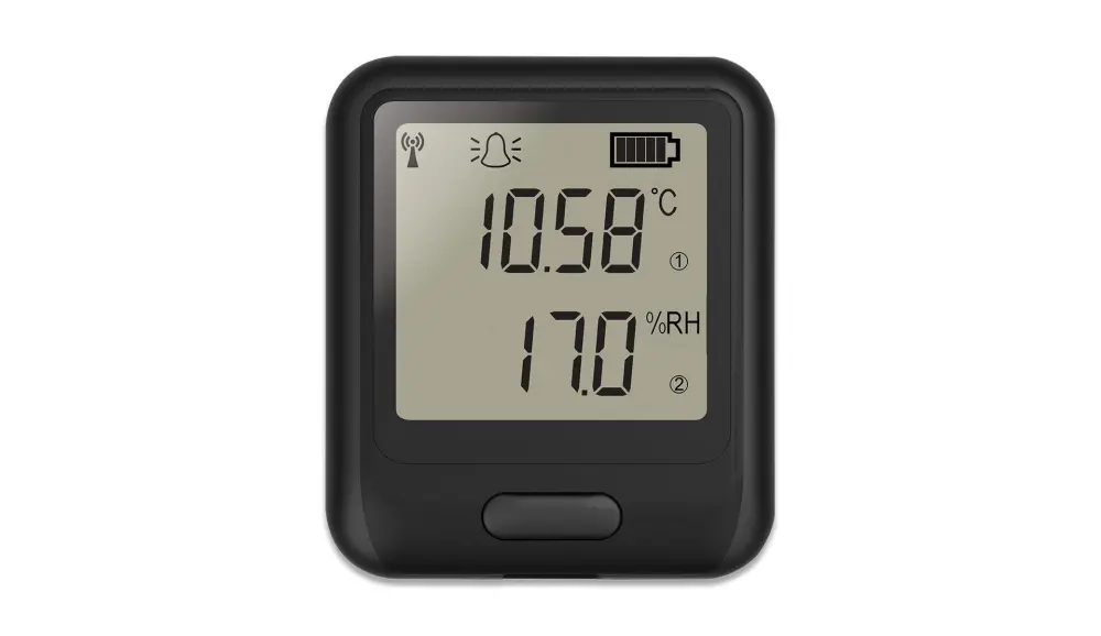 Registrador de datos Lascar EL-WiFi-TH+, para Humedad Temperatura, Punto de rocío, con alarma, display LCD, interfaz | EL...
