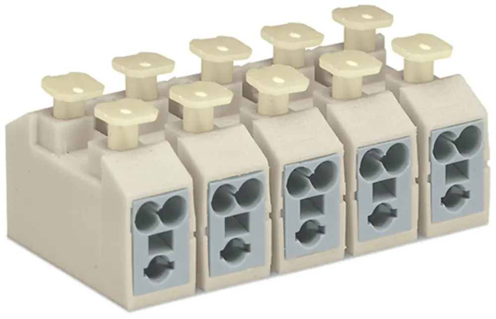 Conector WAGO 272 de 3 vías, para cable de 0,5 → 2,5 mm², 18A, Cable presión | 272-303
