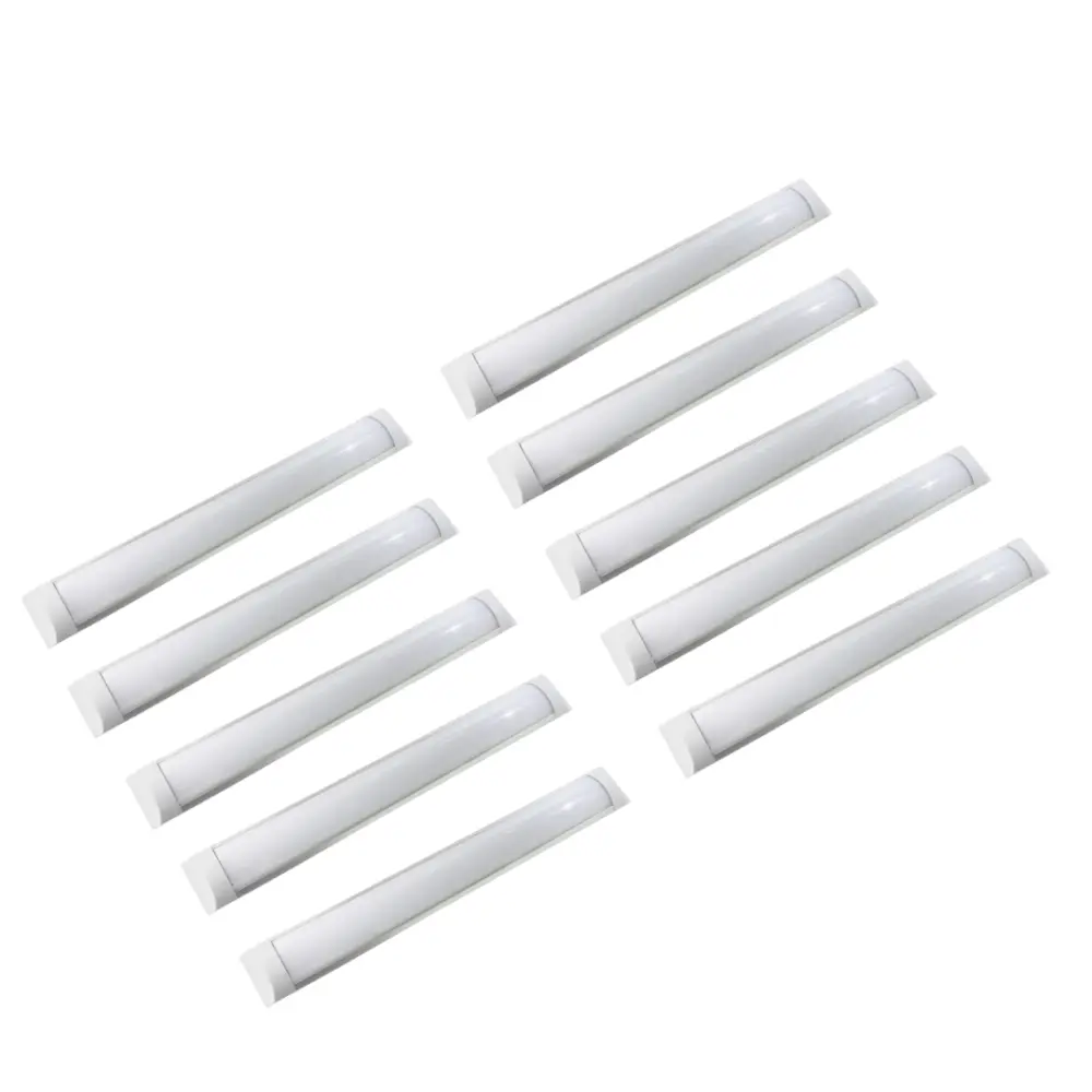 10x regletas LED esbelto 36w, blanco neutro 4200k, 120cm