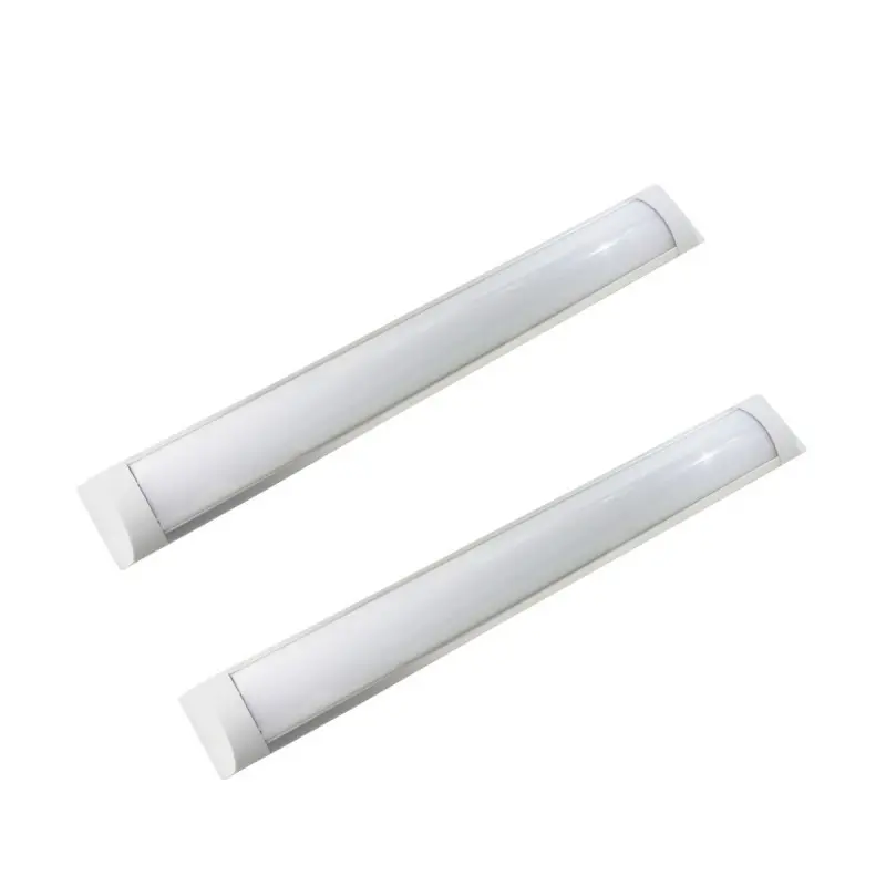 2x regletas LED fino 600mm 18w, blanco cálido 3000k | 5m de Cable |
