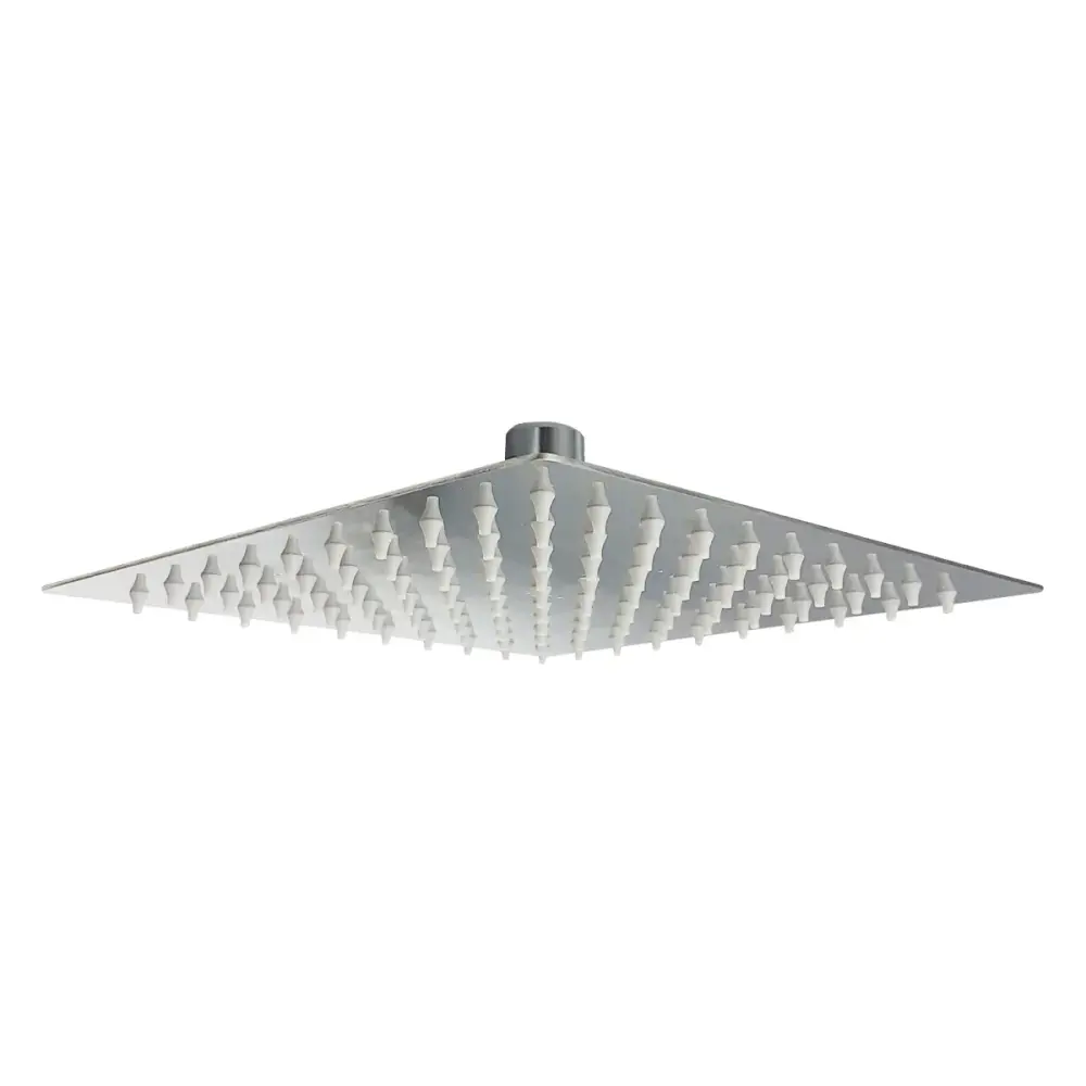 Rugo Regadera Ultra Delgada Cuadrada 8x8" Acero Inoxidable Modelo 44UCB