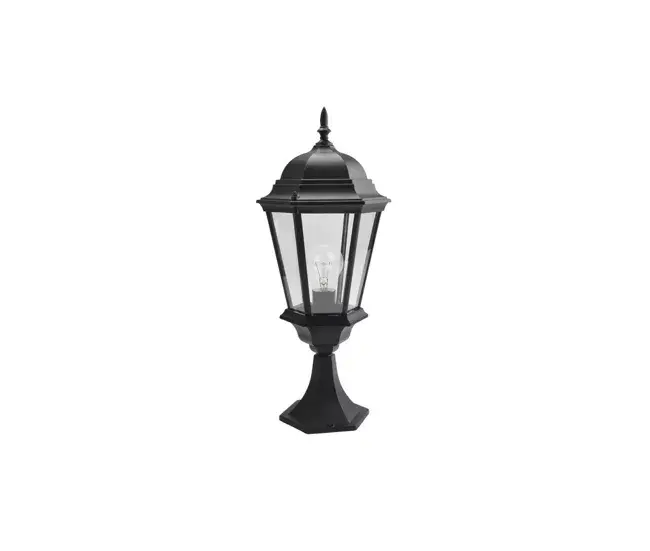 sobremuro exterior aluminio color negro serie regulus 23cm Tomas Internacionales