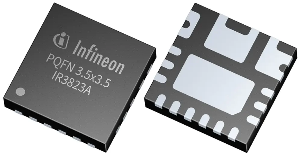 Regulador de tensión IR3823AMTRPBFAUMA1, Regulador restador de tensión, 3A PQFN, 19 pines, 2 MHz Infineon