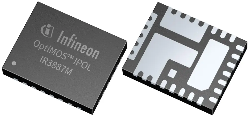 Regulador de tensión IR3887MTRPBFAUMA1, Regulador restador de tensión, 30A QFN, 29 pines, 2 MHz Infineon