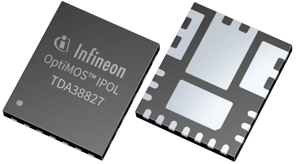 Regulador de tensión TDA38827AUMA1, Regulador restador de tensión, 25A QFN, 22 pines, 2 MHz Infineon