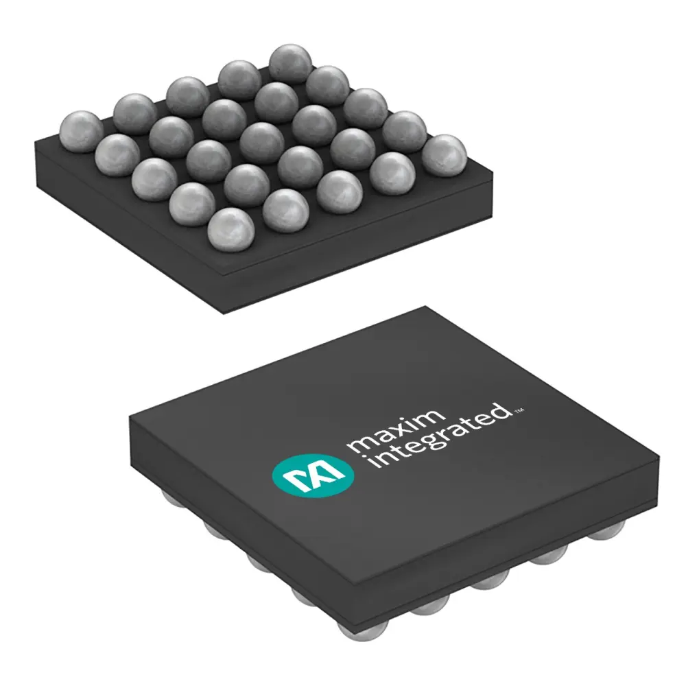 Regulador de tensión de caída baja MAX77642ANA+T, 150mA, 3 WLP, 25 pines, Ajustable Maxim Integrated