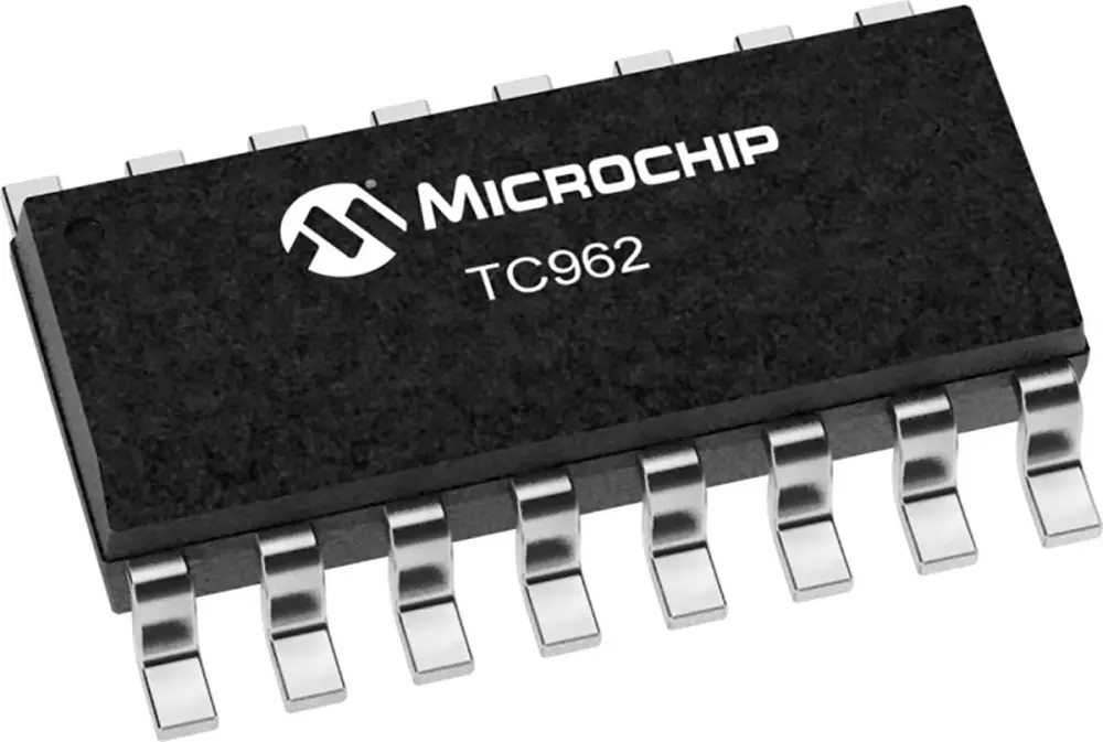 Regulador TC962CPA, 80mA PDIP, 8 pines, 24 kHz Microchip