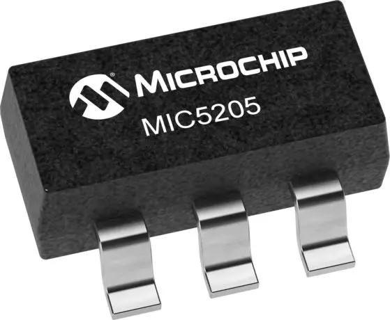 Regulador de tensión lineal MIC5205-3.2YM5-TR, LDO, 150mA Microchip