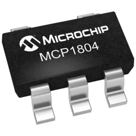 Regulador de tensión MCP1804T-5002I/OT, 150mA SOT-23, 5 pines Microchip
