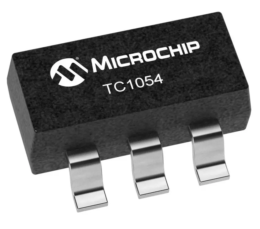 Regulador de tensión TC1054-5.0VCT713, Caída baja, 50mA Microchip