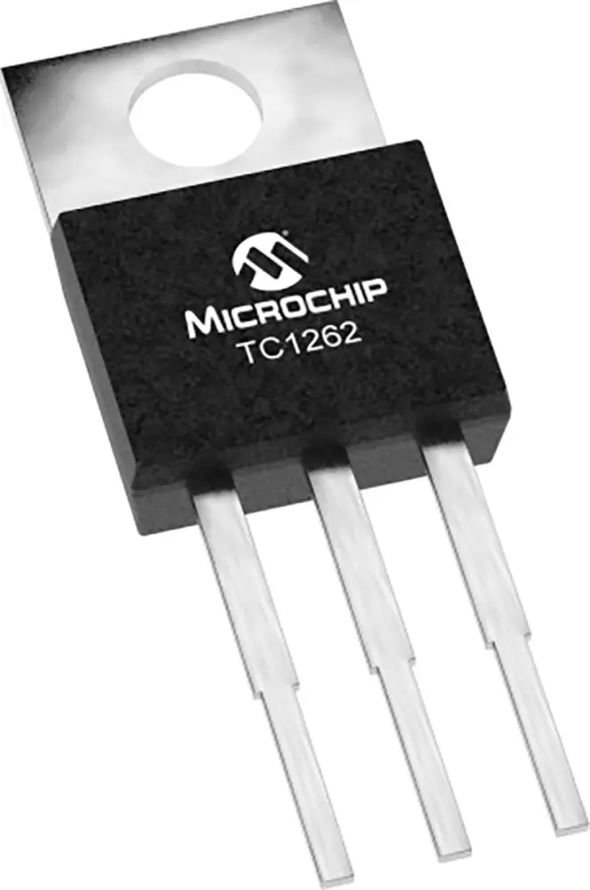 Regulador de tensión TC1262-3.3VAB, 500mA TO-220, 3 pines Microchip