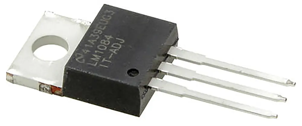 Regulador de tensión LM1084IT-ADJ/NOPB, 5A TO-220, 3 pines, Ajustable Texas Instruments
