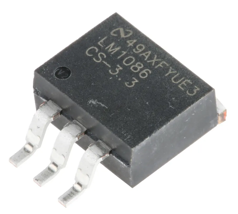 Regulador de tensión LM1086CS-3.3/NOPB, 1.5A D2PAK (TO-263), 3 pines Texas Instruments