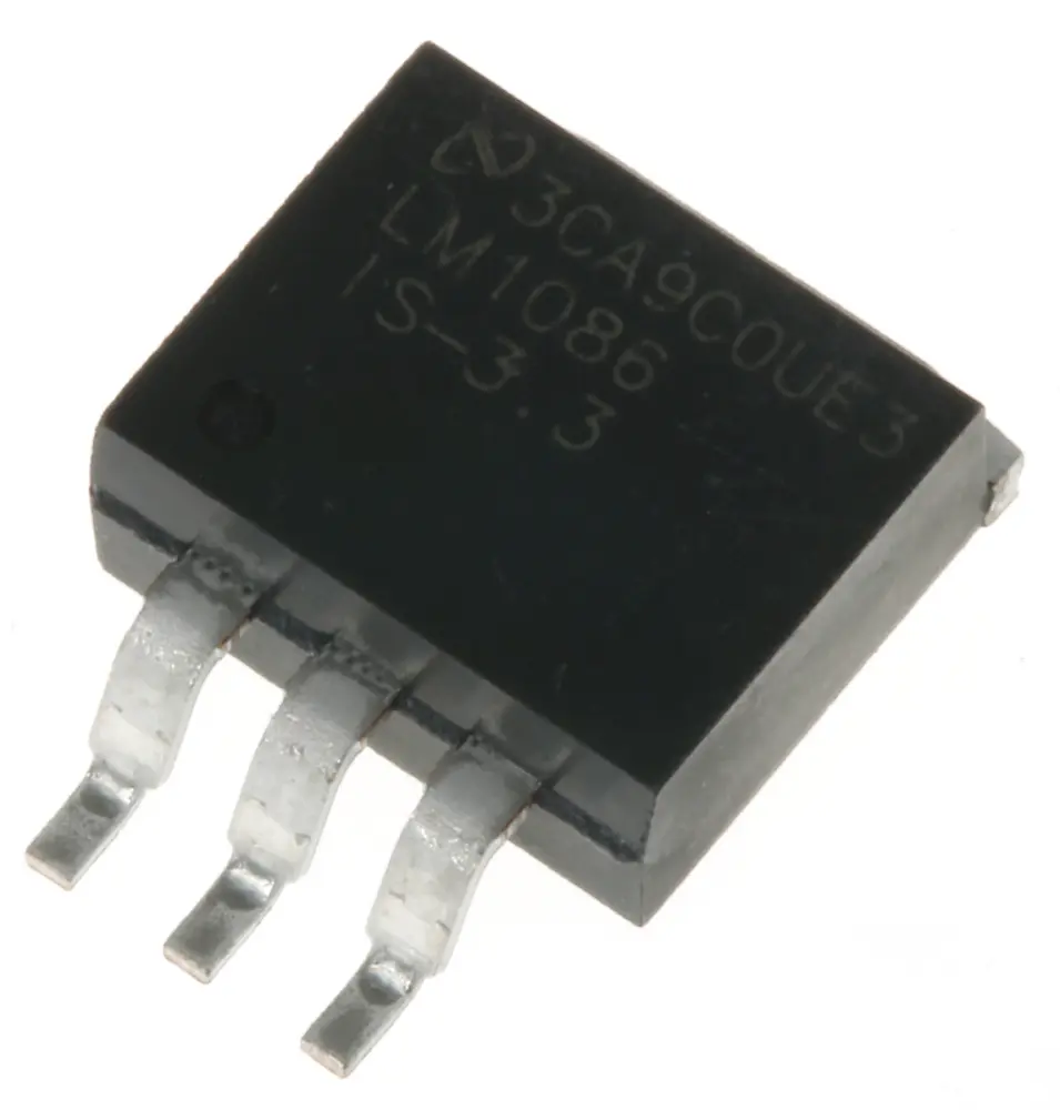 Regulador de tensión LM1086IS-3.3/NOPB, 1.5A D2PAK (TO-263), 3 pines Texas Instruments