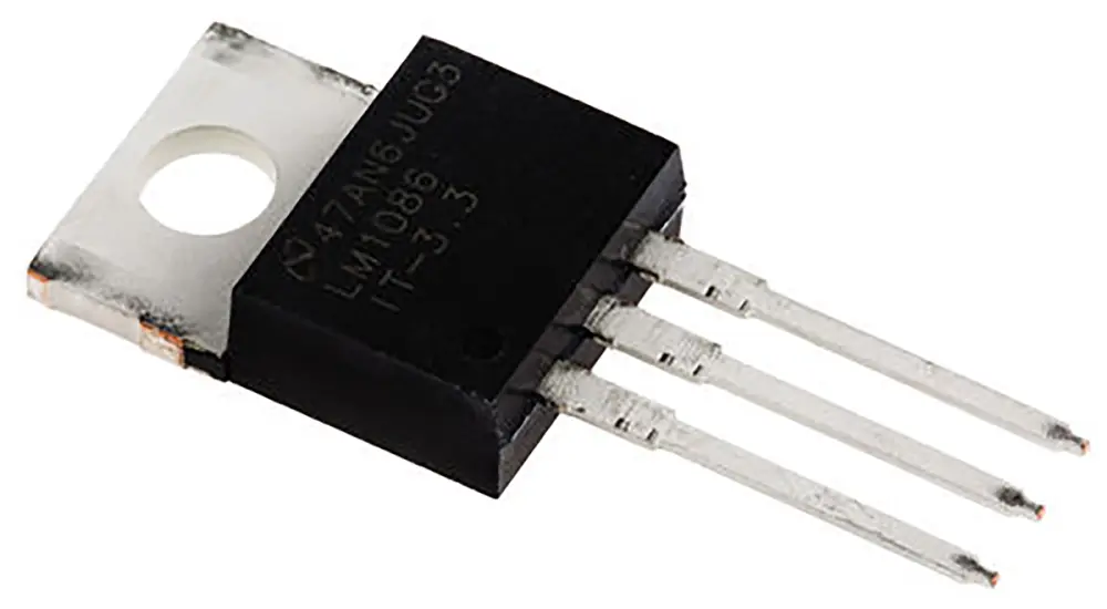 Regulador de tensión LM1086IT-3.3/NOPB, 1.5A TO-220, 3 pines Texas Instruments