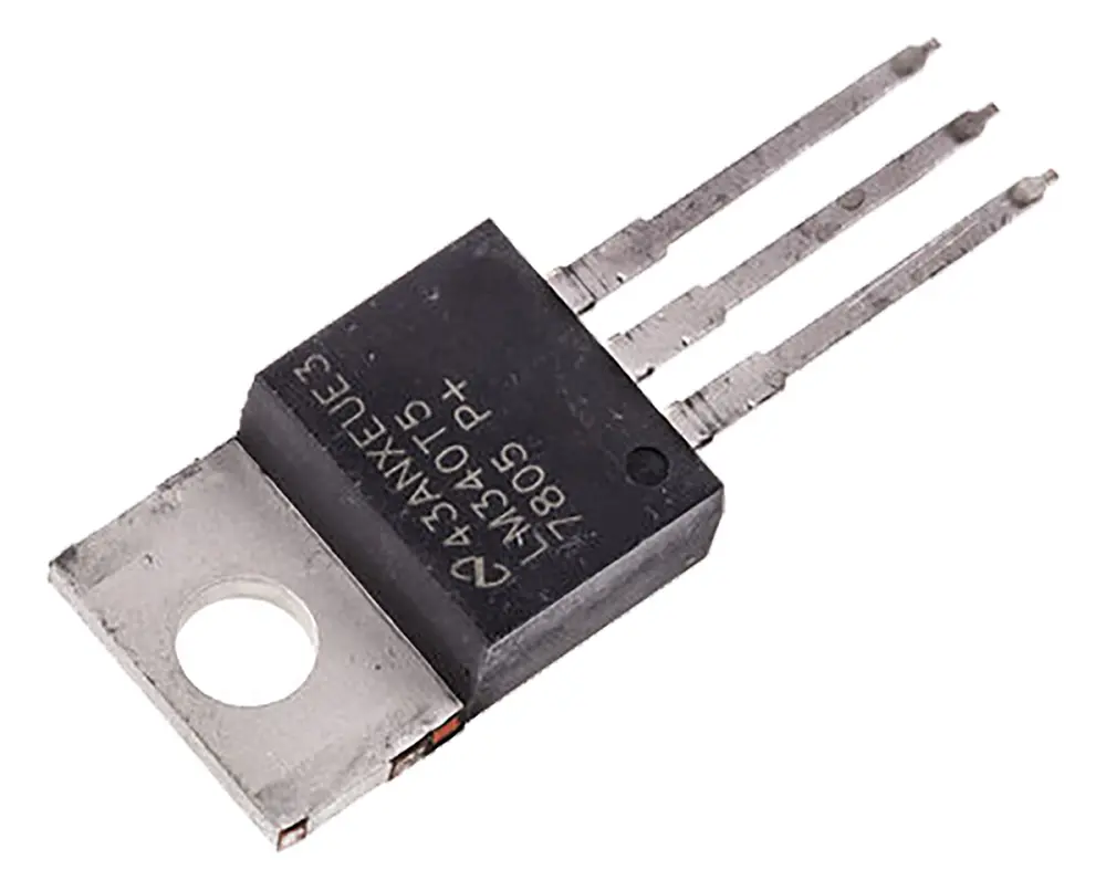 Regulador de tensión LM340T-5.0/NOPB, 1A TO-220, 3 pines Texas Instruments
