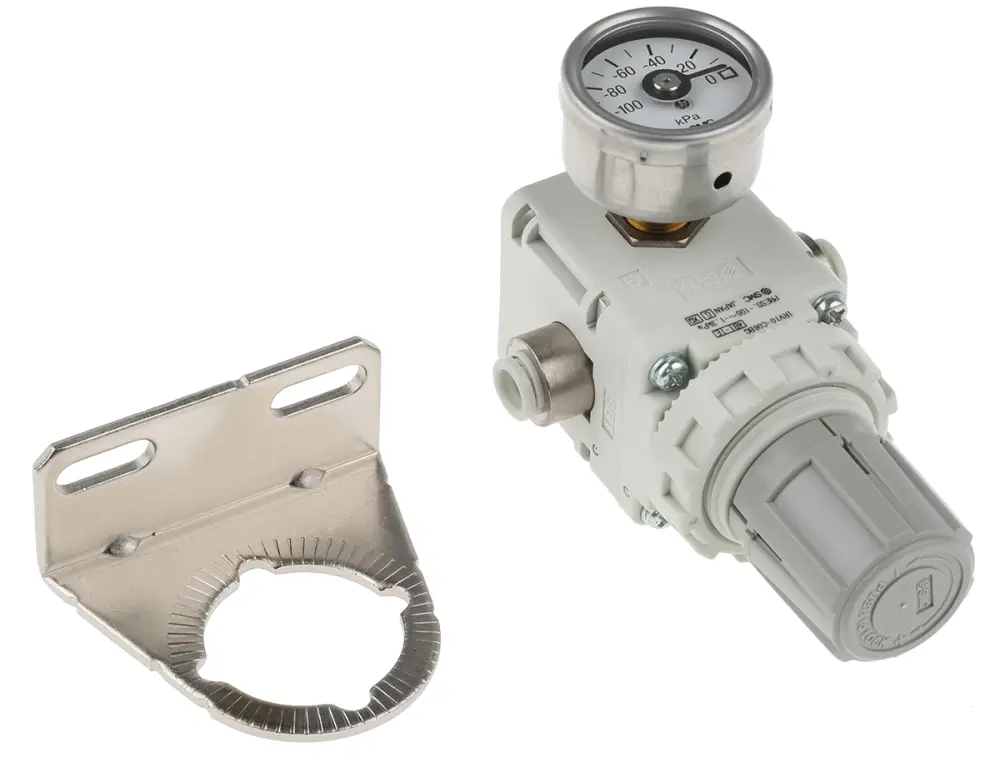 Regulador de vacío SMC IRV10-C06BG, Métrico M6, 140l/min, 0.6l/min