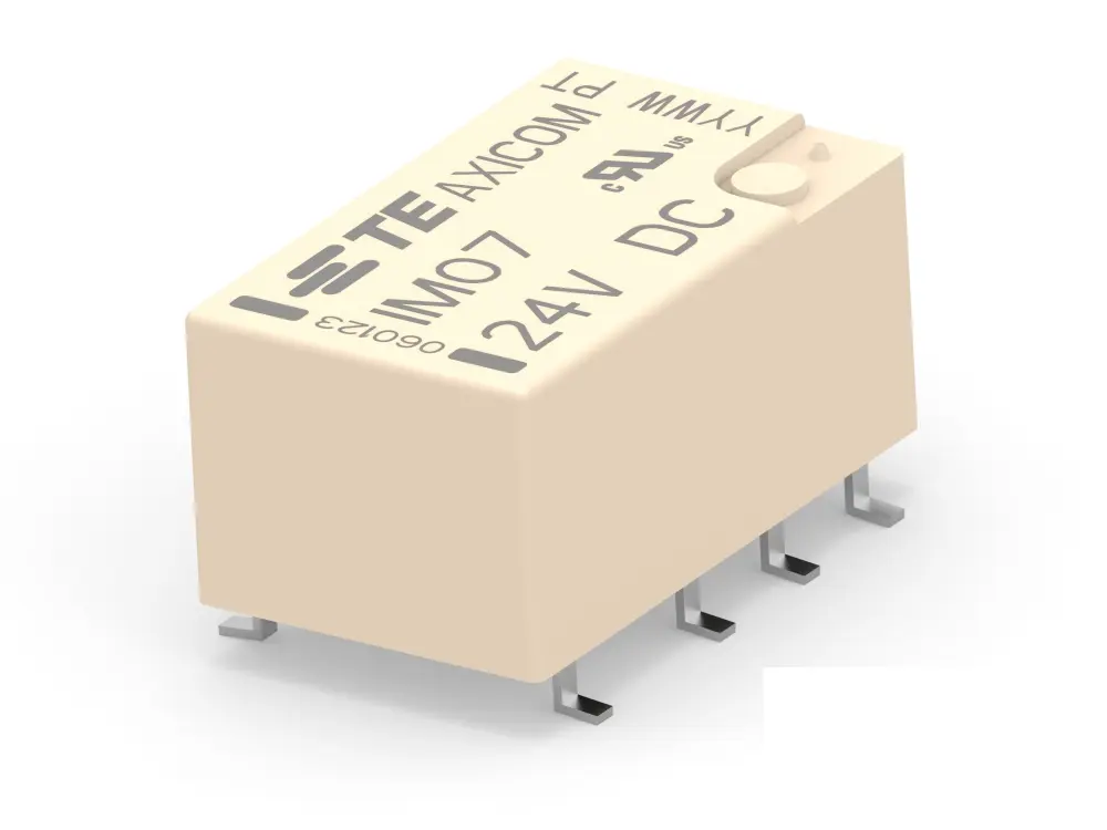 Relé de RF TE Connectivity, DPDT, bobina 24V dc, montaje en PCB | 2-1462040-8