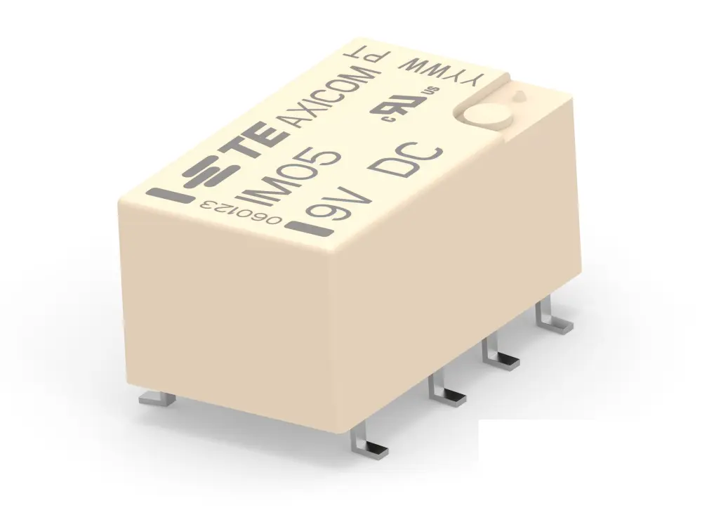 Relé de RF TE Connectivity, DPDT, bobina 9V dc, montaje en PCB | 2-1462040-6