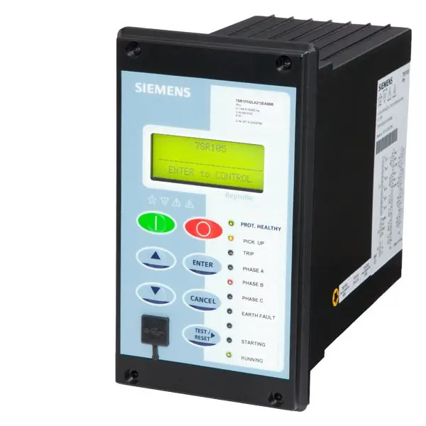 Relé de supervisión de Relé de protección de motores por termistor Siemens, para carril DIN | 7SR1053-2LA21-2EA0