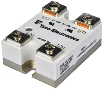 Relé de estado sólido TE Connectivity, contactos SPST, control 3 → 32 V dc, carga 24 → 280Vrms, 25 | SSR-240D25 1393...