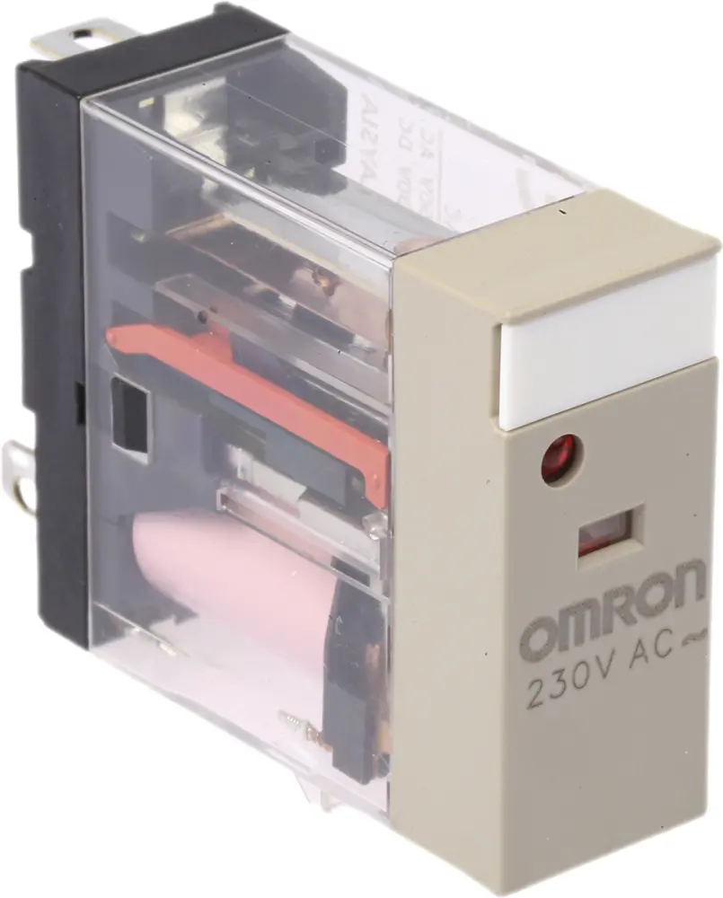 Relé de potencia sin enclavamiento Omron G2R-1 de 1 polo, SPDT, bobina 230V ac, 10A, enchufable | G2R-1-SN AC230(S)