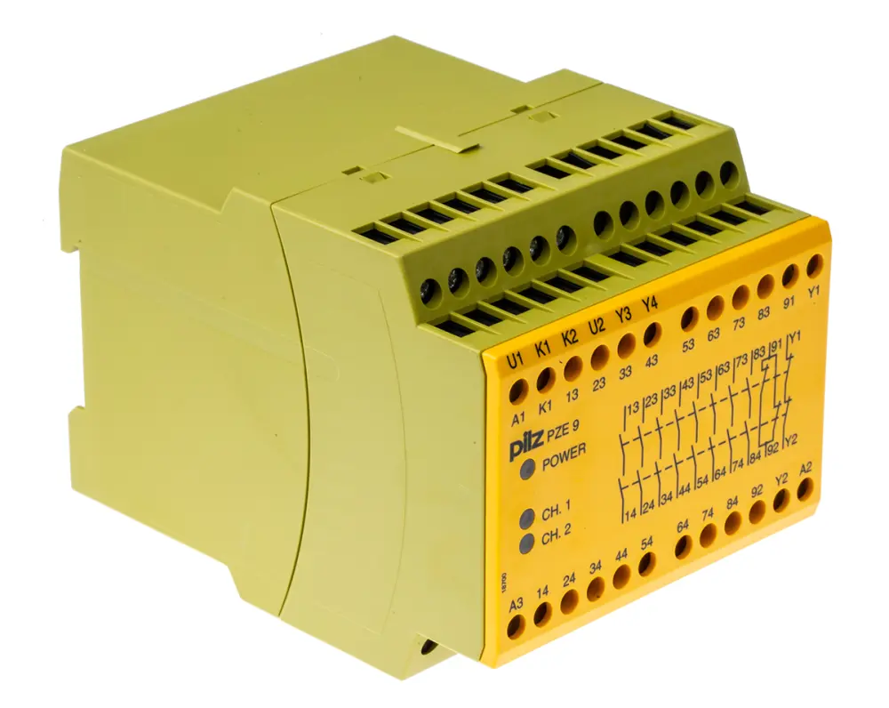 Relé de seguridad Pilz PNOZ X PZE 9 de 2 canales, para Módulo de expansión, 24V dc, cat. seg. ISO 13849-1 4 | 774150