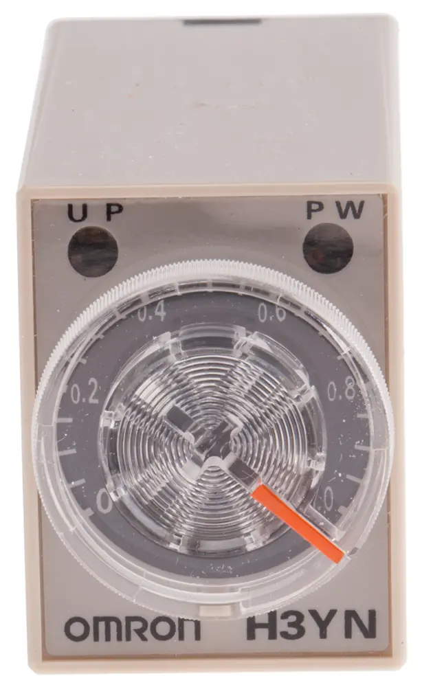 Temporizador multifunción Omron H3YN, 100 → 120V ac, 5A, 2 contactos, tempo. 0.1 min → 10h | H3YN-21 AC100-120