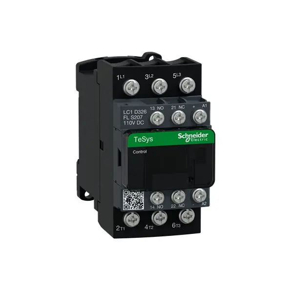 Contactor Schneider Electric TeSys Deca LC1D, 3 NA, 110 Vdc | LC1D326FLS207