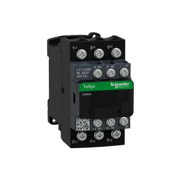 Contactor Schneider Electric TeSys Deca LC1D, 3 NA, 24 V CC | LC1D326BLS207