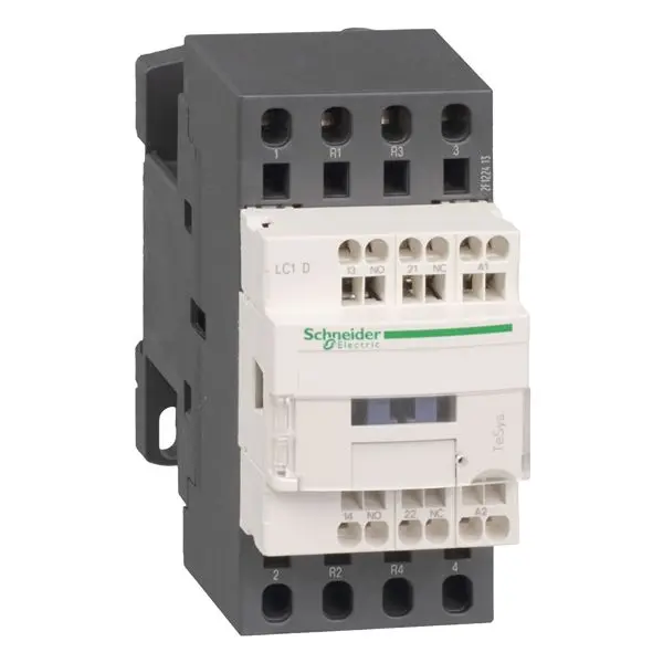 Contactor Schneider Electric TeSys Deca LC1D, 2 NA+2 NC, 24 V CC | LC1D1283BD