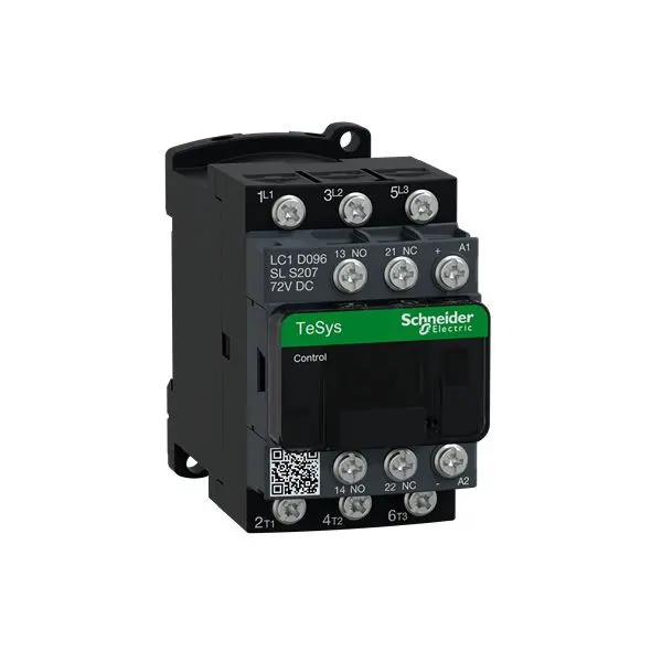 Contactor Schneider Electric TeSys Deca LC1D, 3 NA, 72 V dc | LC1D096SLS207