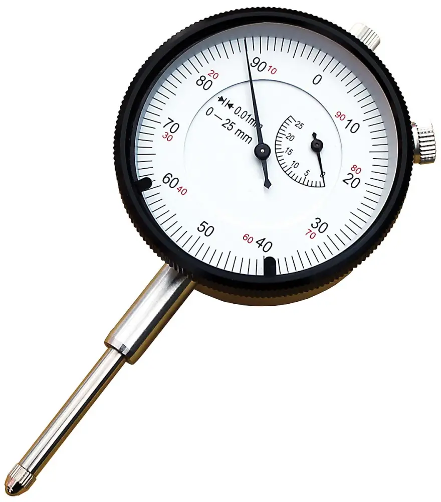 Reloj comparador , calibrado UKAS, , 0 → 10 mm, precisión ±0,008 mm