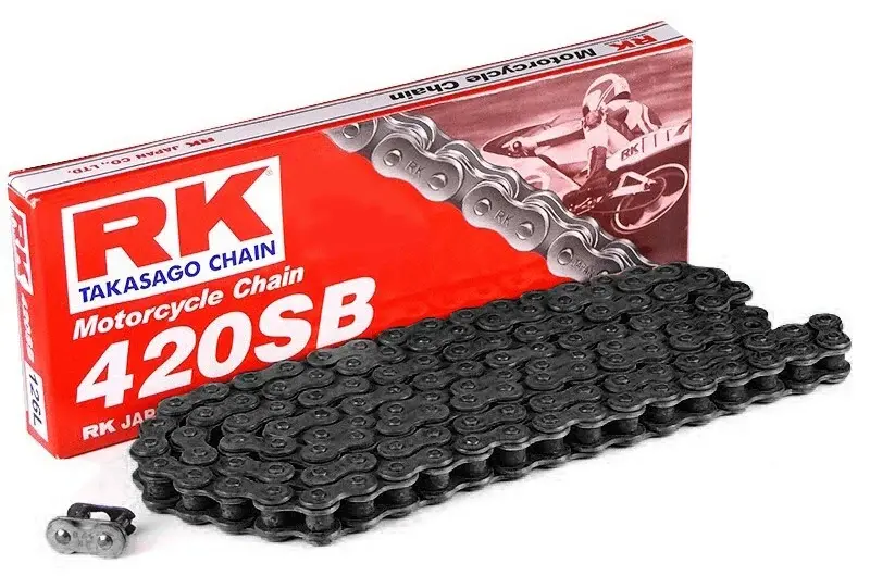 Cadena RK 420SB con 118 eslabones negro