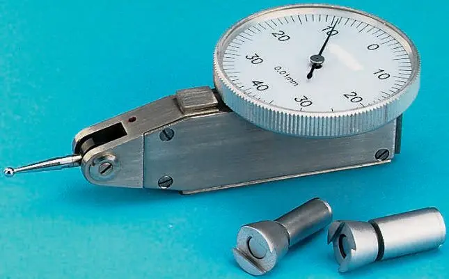 Reloj palpador , calibrado UKAS, Métrico, med. máx. +0.8mm, precisión ±0,02 mm, rerespuesta 0,01 mm