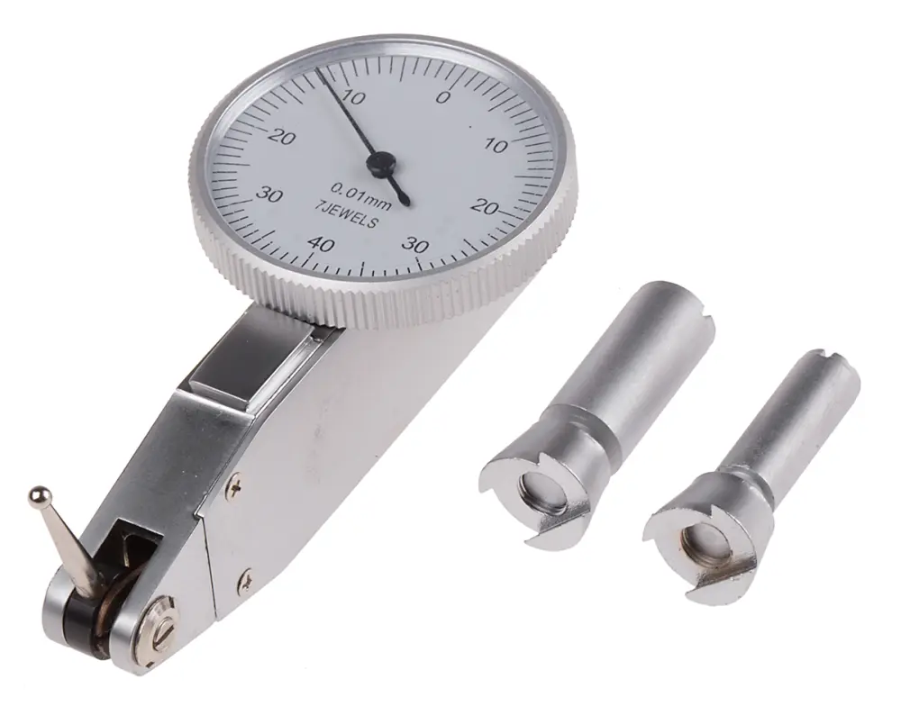 Reloj palpador , Métrico, med. máx. +/-0.4mm, precisión 0,01 mm FSD, rerespuesta 0,01 mm