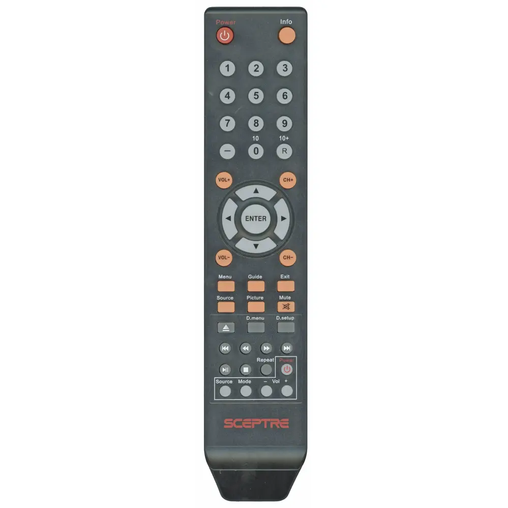 Control remoto para TV/DVD Sceptre E246BVrem | Incluye Funda Protectora