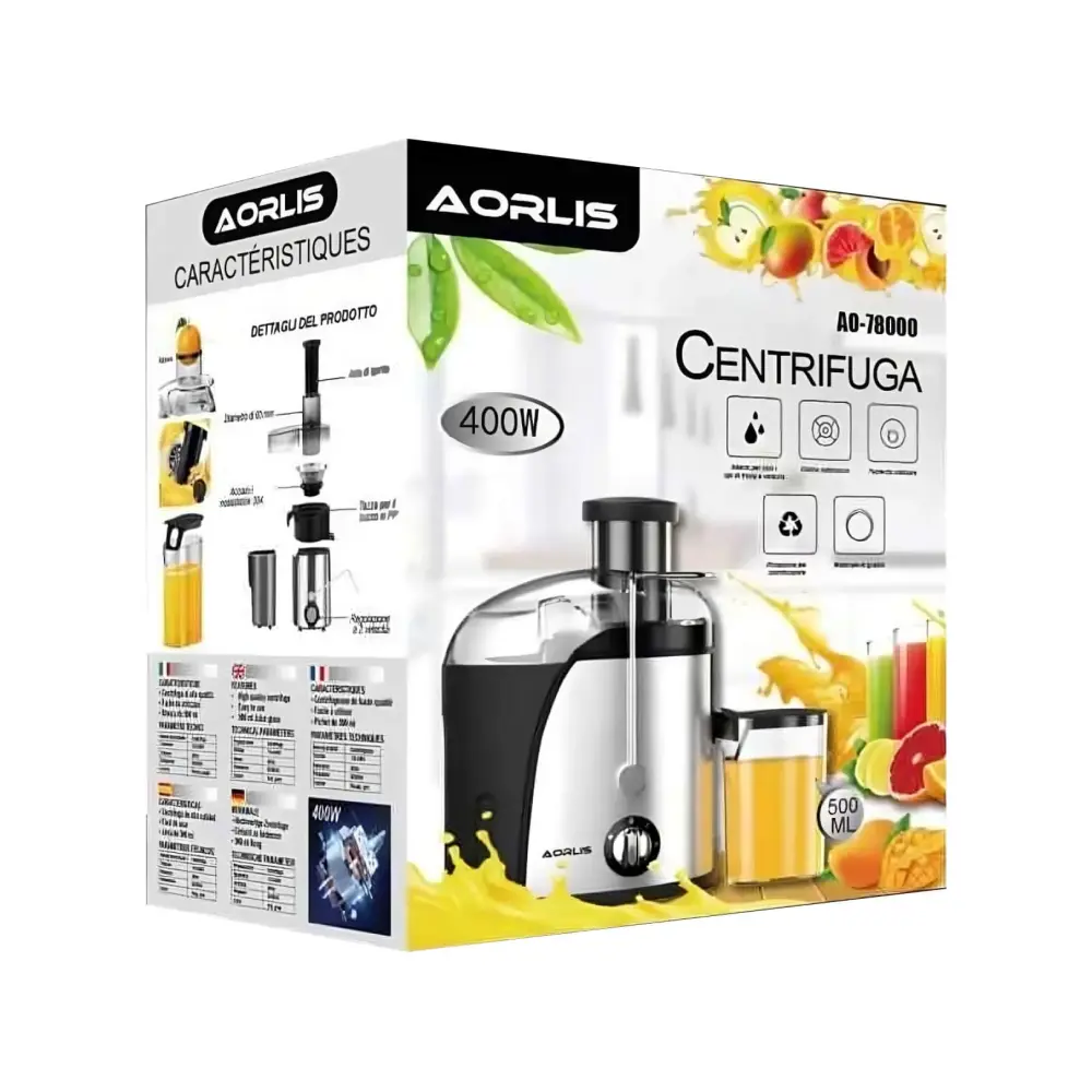 Extractor Eléctrico de Acero Inoxidable 400w | Resistente al Agua IPX7