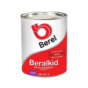 Litro Barniz Beralkid Roble Medio, Berel 1433-4 con Garantí Oficial